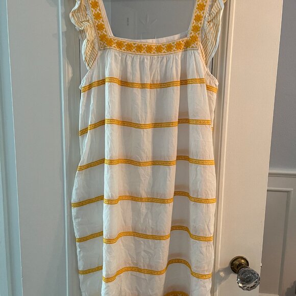 Tory Burch Yellow and White Dress - Picture 4 of 4